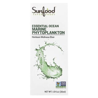 Sunfood, Fitoplancton marino esencial del océano, 30 ml (1 oz. líq.)