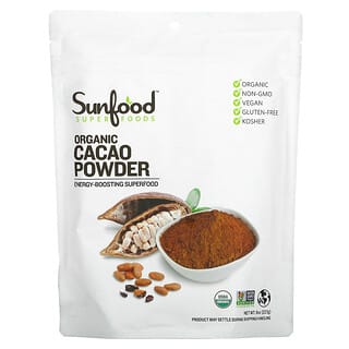 Sunfood, Organic Cacao Powder, 8 oz (227 g)