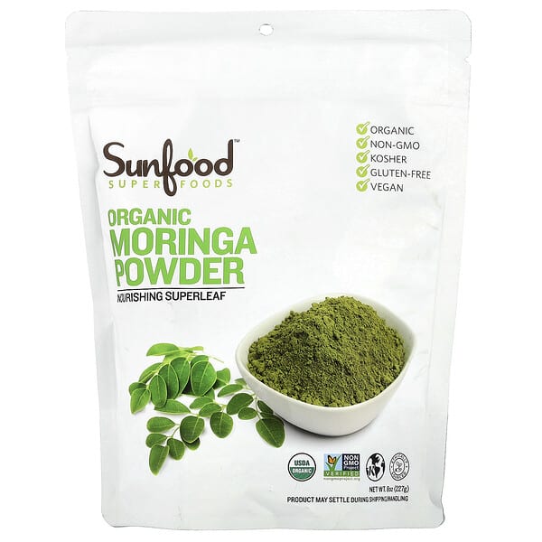 Sunfood, 有機辣木粉，8盎司（227克）