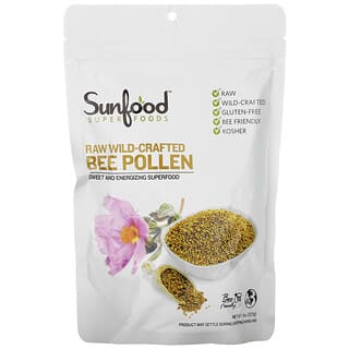 Sunfood, Pollen d'abeille sauvage et sauvage, 227 g