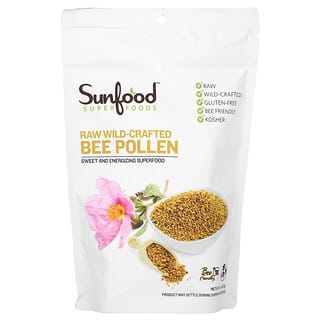 Sunfood, необроблений бджолиний пилок, 227 г (8 унцій)
