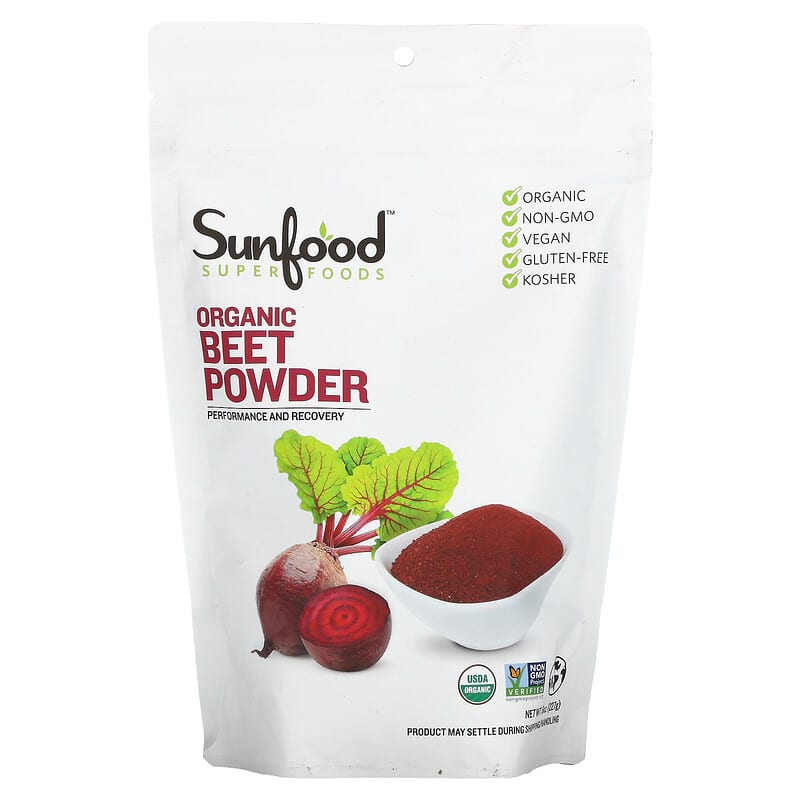  Sun Bay Foods Superfood Polvo de remolacha con fibras,  vitaminas y minerales – USDA Orgánico sin OMG – 4 onzas : Comida Gourmet y  Alimentos