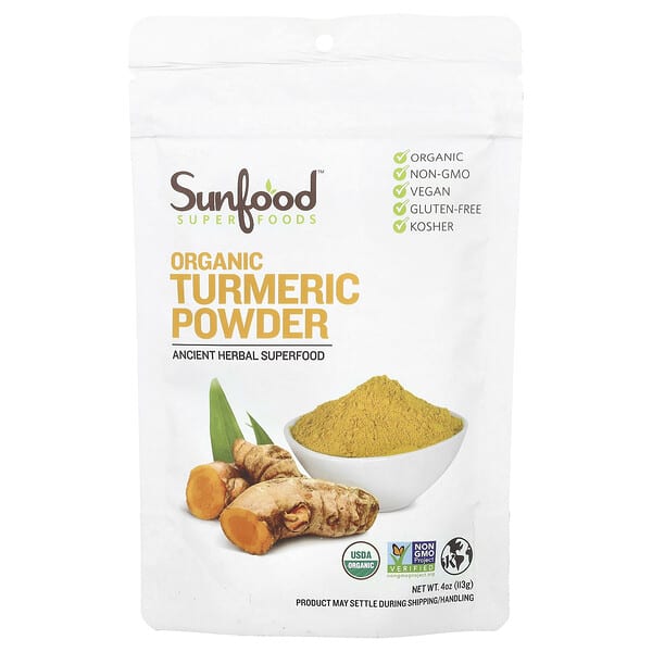 Sunfood, 有機薑黃粉，4 盎司（113 克）