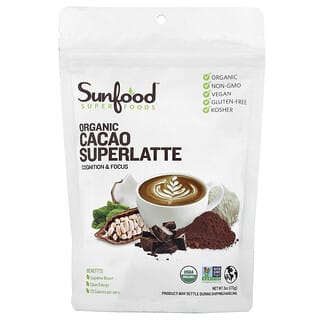 Sunfood, Superlatte de Cacau Orgânico, 170 g (6 oz)