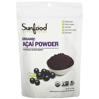 Sunfood, Organic Acai Powder, 4 oz (113 g)