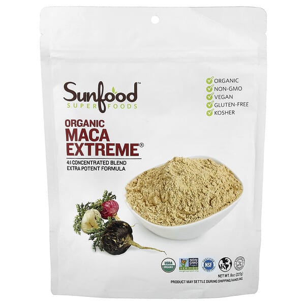 Sunfood, 유기농 Maca Extreme®, 227g(8oz)