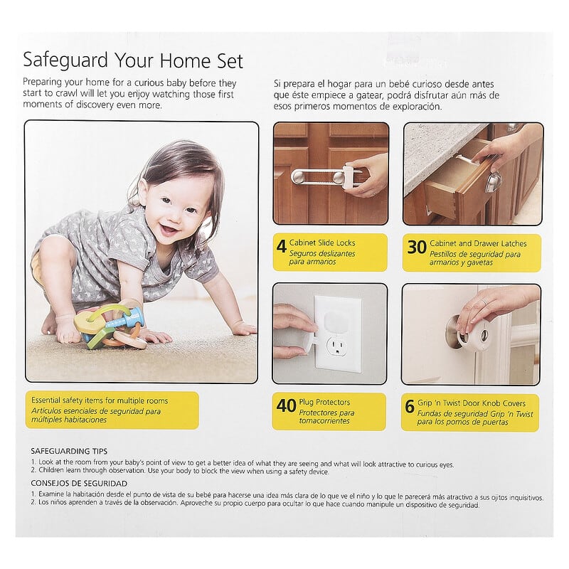 Safety 1st Child-Proof Clear View Stove Knob Covers, 5 Count