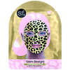 Glam Straight, Mascarilla facial de belleza con lámina de oro, 1 lámina, 25 ml (0,85 oz)