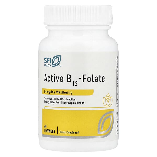 SFI Health, Active B12 Folate, 60 Lozenges — product photo 1