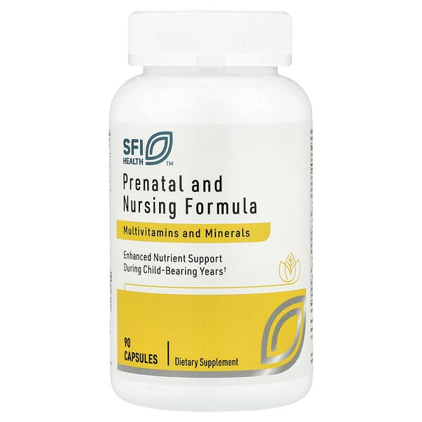 SFI Health, Prenatal and Nursing Formula, 90 Capsules — product photo 1
