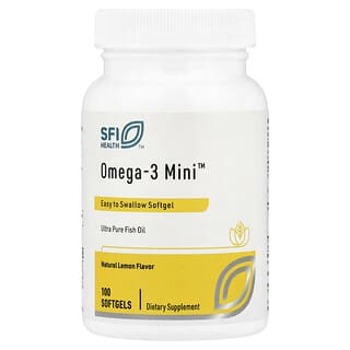SFI Health‏, أوميغا-3 مصغر™ ليمون طبيعي، 100 كبسولة هلامية (250 ملجم لكل كبسولة هلامية)