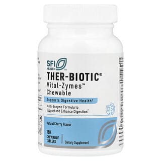 SFI Health, Ther-Biotic® Vital Zymes™, ciliegia naturale, 180 compresse masticabili