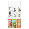 Lippenschutz, Wassermelone, tropische Kokosnuss, Peach Passion, 3er-Pack, je 2 g (0,07 oz.)