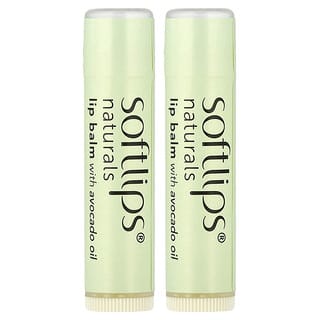 Softlips, Naturals, Moisturising Lip Balm with Avocado Oil, Creamy Vanilla Chai, 2 Sticks, 4.2 g (0.15 oz) Each