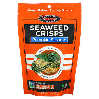 Seapoint Farms, Seaweed Crisps, Pumpkin Sesame, 1.2 oz (35 g)