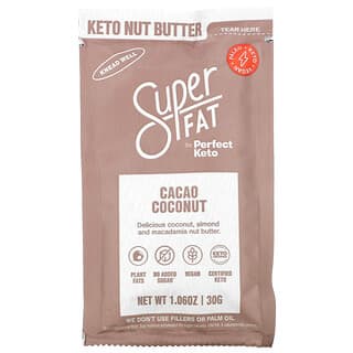 SuperFat, ケトナッツバター、カカオココナッツ、30g（1.06オンス）