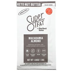 SuperFat, Beurre de noix cétogène, amande de macadamia, 30 g