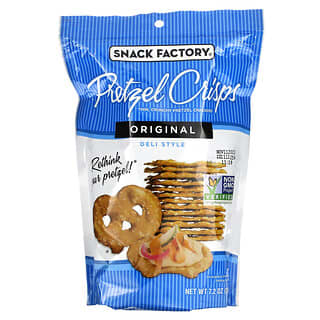 Snack Factory, Pretzel Crisps, Galletas pretzel, Originales, Estilo charcutería, 204 g (7,2 oz)
