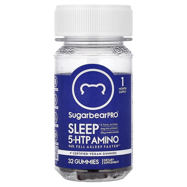 Sleep, 5 HTP Amino Gummies, 32 Gummies