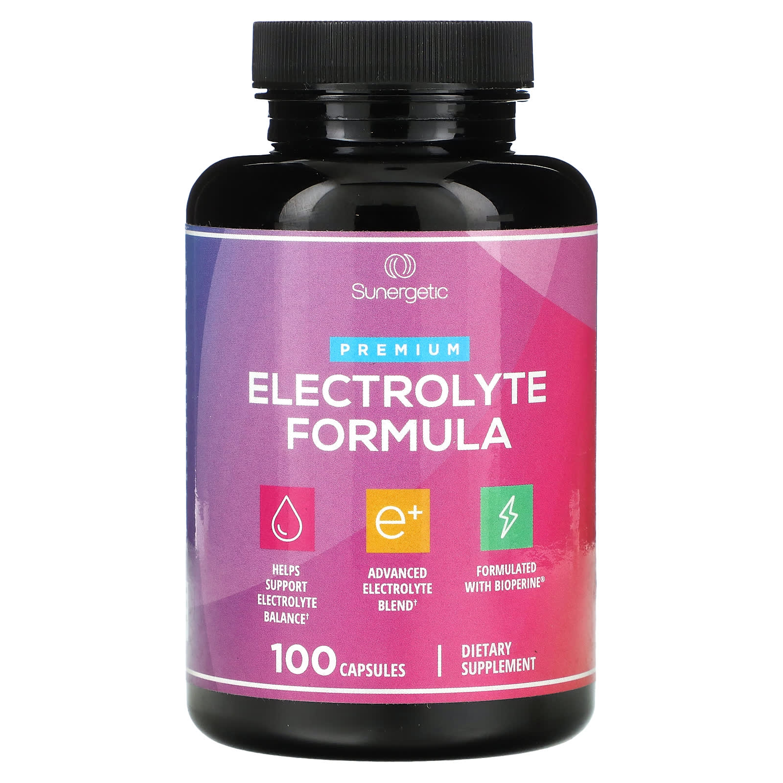 Sunergetic Premium Electrolyte Formula 100 Capsules sunergetic-premium-electrolyte-formula-100-capsules