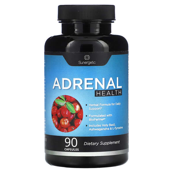 Sunergetic, Adrenal Health , 90 Capsules