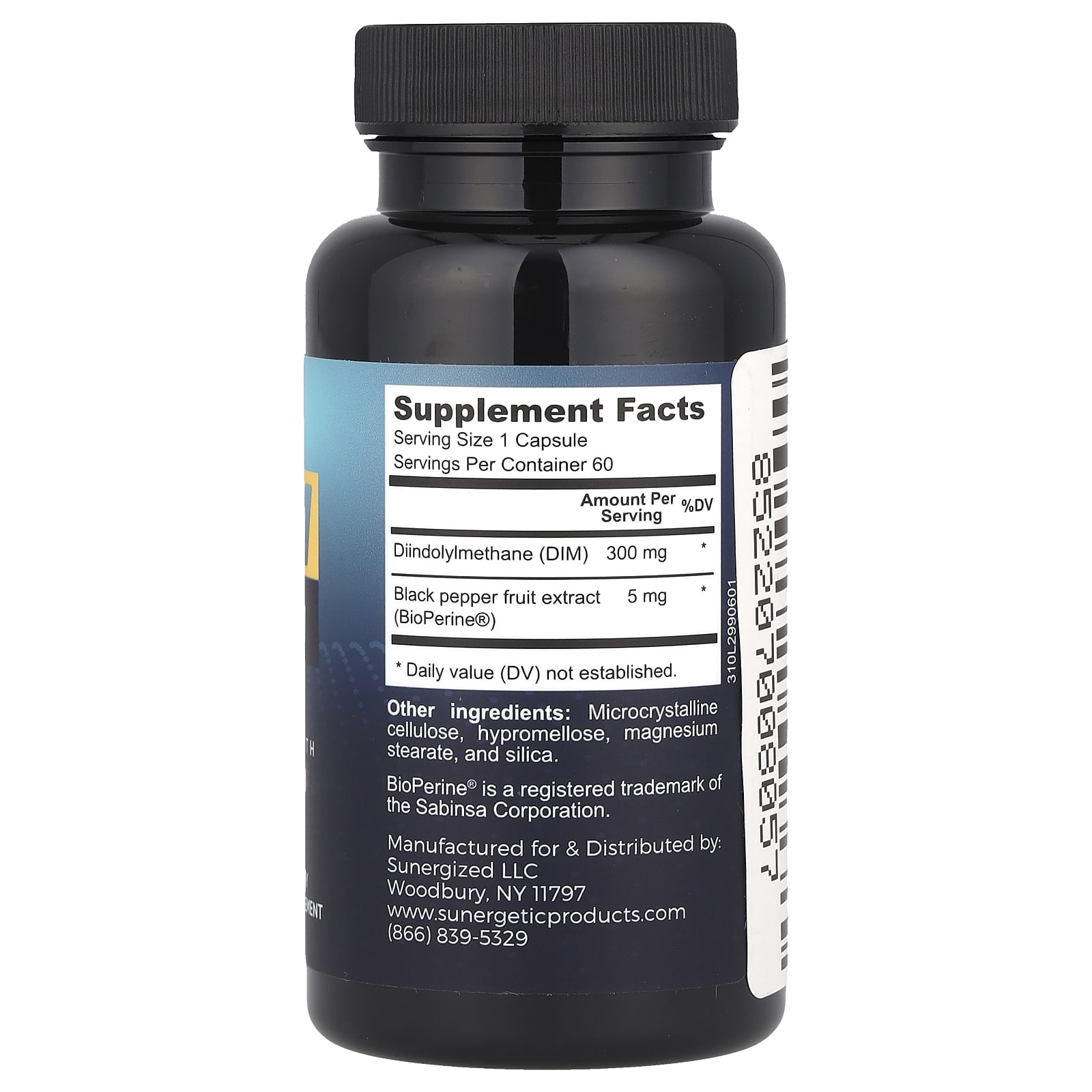 سنرجيتك‏, DIM ، 300 ملجم ، 60 كبسولة نباتية