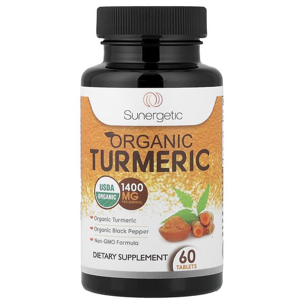 Organic Turmeric, 60 Tablets