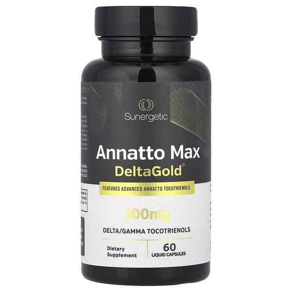 Annatto Max DeltaGold®, 300 mg, 60 Liquid Capsules
