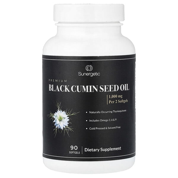 Premium Black Cumin Seed Oil, 90 Softgels (500 mg per Softgel)