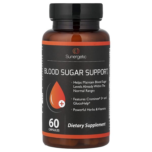 Sunergetic, Refuerzo para la glucemia, 60 cápsulas