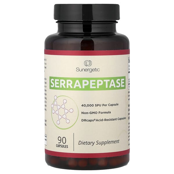 Serrapeptase, 90 Capsules (18 mg per Capsule)