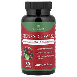 Sunergetic, Kidney Cleanse, 60 Kapsül