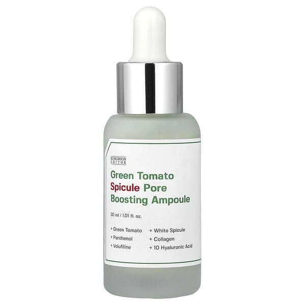 Sungboon Editor, 그린 토마토 스피클 포어 부스팅 앰플, 30ml(1.01fl oz)