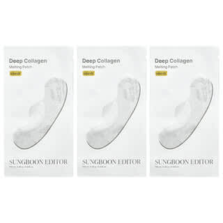 Sungboon Editor, Deep Collagen Melting Patch , 3 Sets, 0.016 oz (0.46 g) Each
