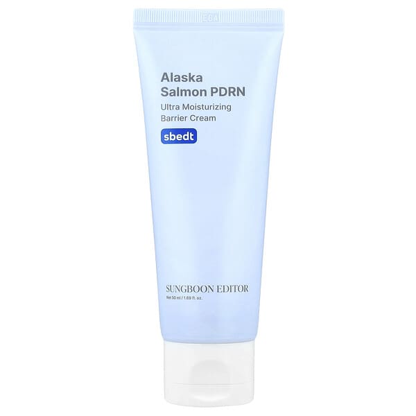 Sungboon Editor, 알래스카 연어 PDRN, 울트라 모이스처라이징 배리어 크림, 50ml(1.69fl oz)