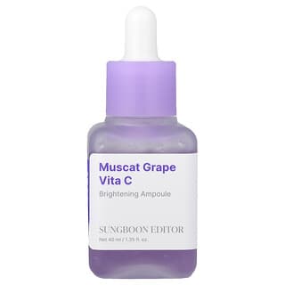 Sungboon Editor, Muscat Grape Vita C, Brightening Ampoule, aufhellende Ampulle, 40 ml (1,35 fl. oz.)