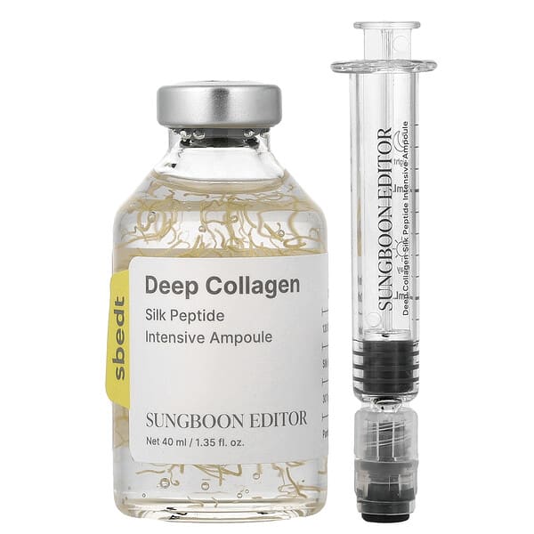 Sungboon Editor, Deep Collagen, Silk Peptide Intensive Ampoule, 1.35 fl oz (40 ml)