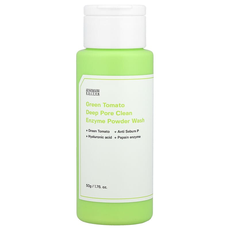 グリーントマト ディープポアクリーン酵素パウダーウォッシュ、50g