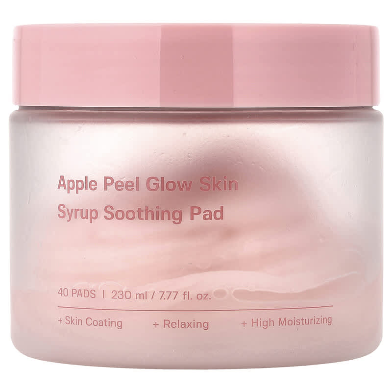 Apple Peel Glow Skin Syrup Soothing Pad、40枚