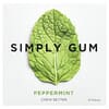 Simply Gum, Chewing Gum, Peppermint, 15 Pieces