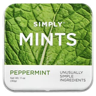 Simply Gum, 민트, 페퍼민트, 30g(1.1oz)