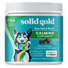 Solid Gold, Keep Calm & Wag On™, успокояваща добавка, за кучета, опушен бекон, 120 меки дъвчащи таблетки, 216 g (7,6 oz)