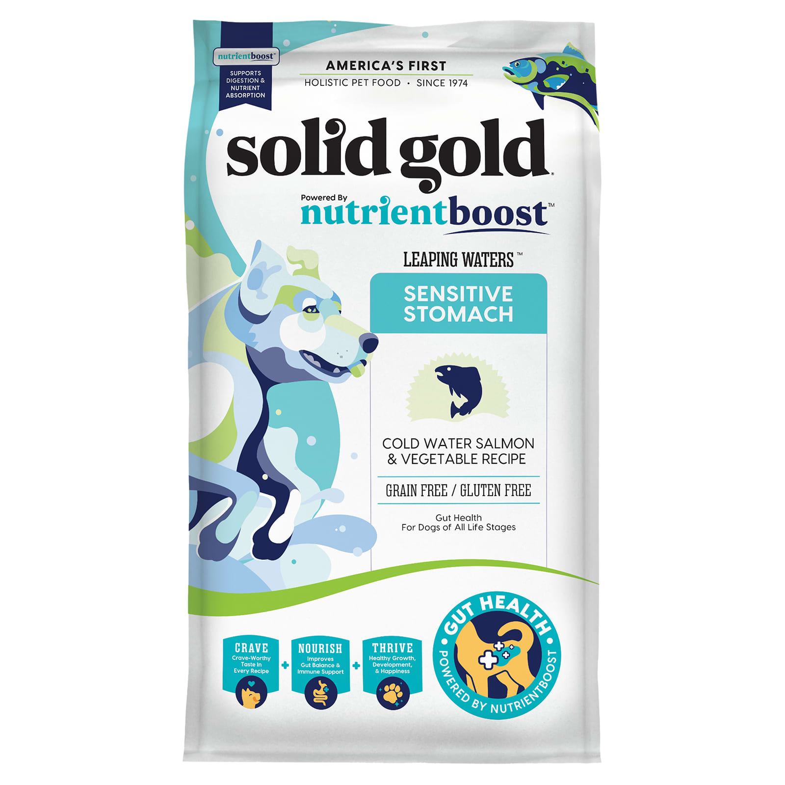 Leaping Waters™, For Dogs, All Life Stages, Cold Water Salmon