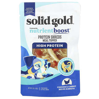 Solid Gold, Protein Shreds Meal Topper, For Dogs, All Ages, Chicken and Carrot, 3 oz (85 g)