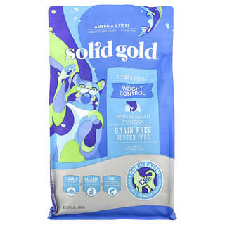Solid Gold, Fit As A Fiddle™, For Cats, Adults, With Alaskan Pollock, 3 lbs (1.36 kg)