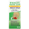 Seagate, Spray para el garganta de hoja de olivo, Frambuesa y hierbabuena, 30 ml (1 oz. Líq.)