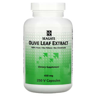 Seagate, Extracto de hoja de olivo, 450 mg, cápsulas de 250 V