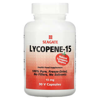 Seagate, Licopeno-15, 15 mg, 90 V Cápsulas