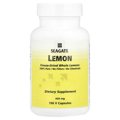 Seagate, Lemon, 450 mg, 100 V Capsules