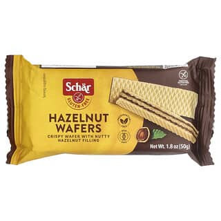 Schar, Hazelnut Wafers, Gluten Free, 1.8 oz (50 g)